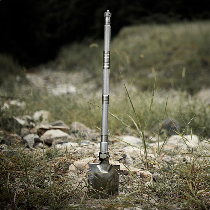 Багатофункціональна лопата NATUREHIKE Multifunctional outdoor shovel NH20GJ002 (6927595761847) Матеріал сталь