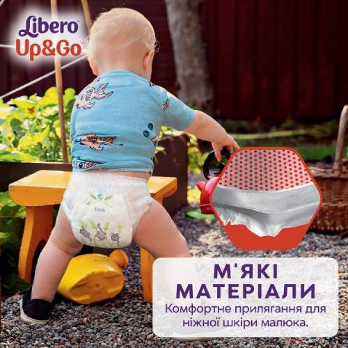 Фото Подгузники-трусики LIBERO Up&Go 8 19-30 кг 26 шт (7322541743448)