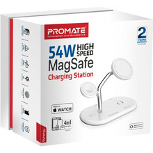 Беспроводное зарядное устройство PROMATE Synergy White (synergy.white)