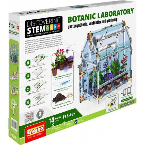 Конструктор ENGINO Stem Ботаническая лаборатория Мини-теплица (STEM47) Конструктор ENGINO Stem Ботаническая лаборатория Мини-теплица (STEM47)