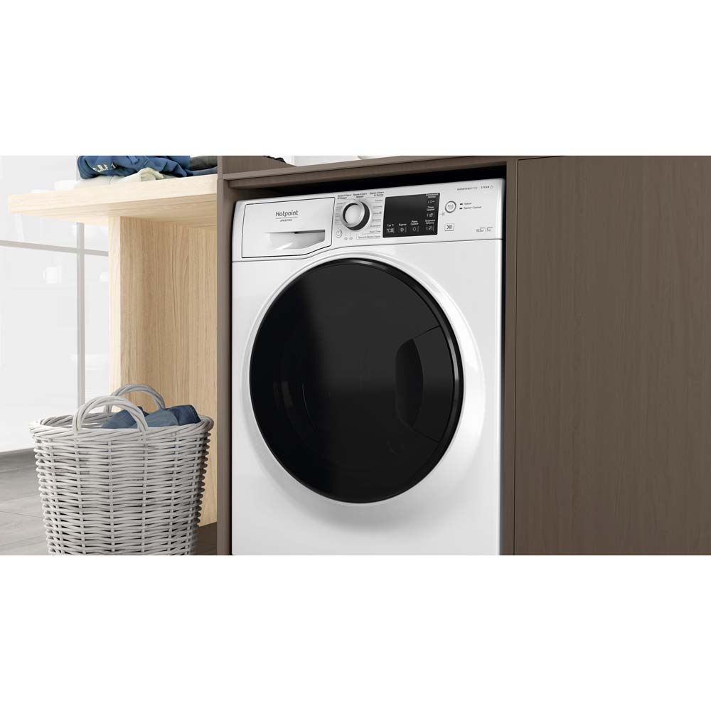 Заказать Стирально-сушильная машина HOTPOINT ARISTON NDB 10570 DA UA