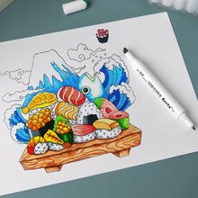 Спиртовые маркеры ARRTX Alp ASM-0290B 90 цветов (LC302475)