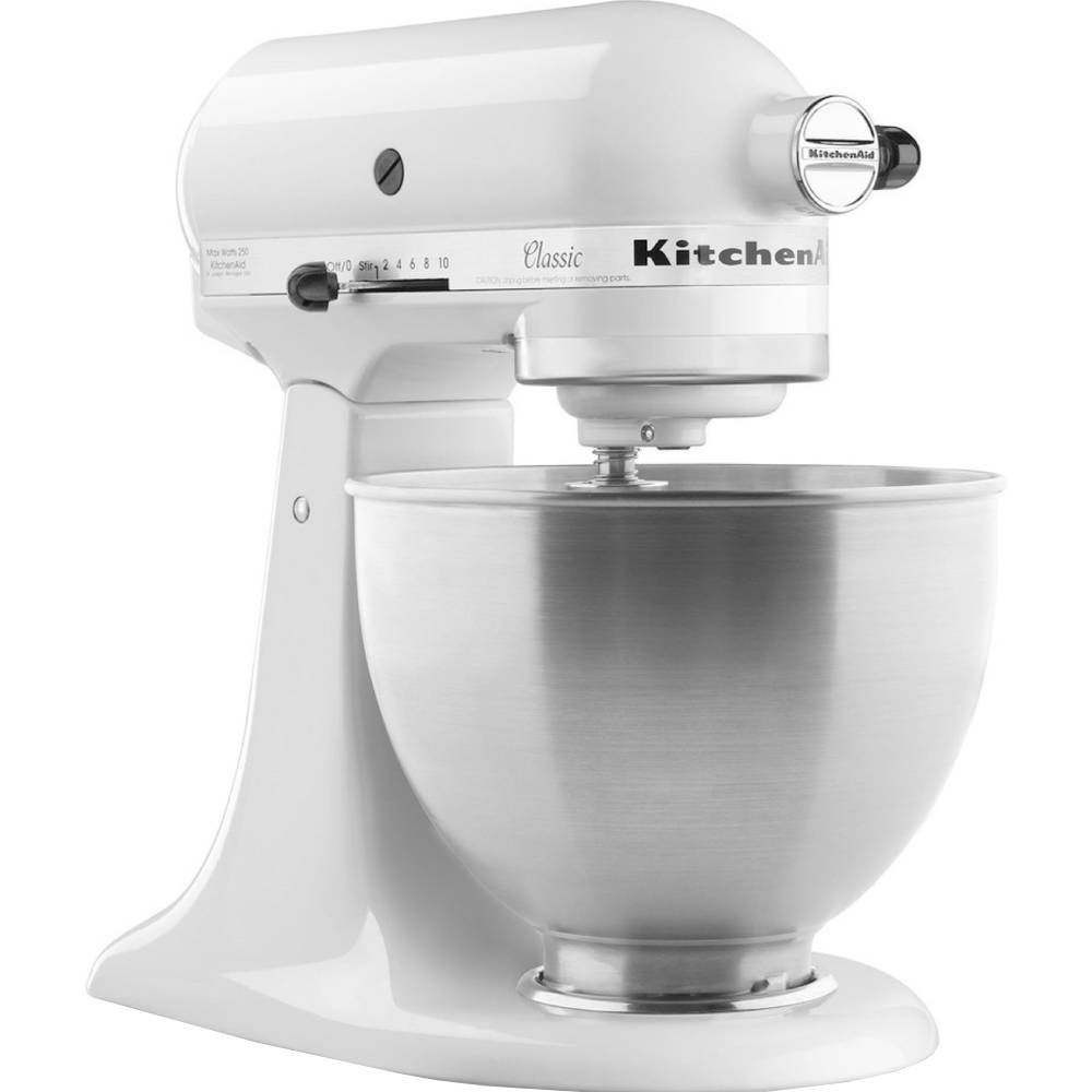 Кухонна машина KITCHENAID CLASSIC 4,3 л Білий (5K45SSEWH) Кухонна машина KITCHENAID CLASSIC 4,3 л Білий (5K45SSEWH)