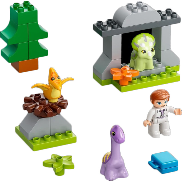 Конструктор LEGO DUPLO Jurassic World Ясла для динозаврів 27 деталей (10938) Тип класичний