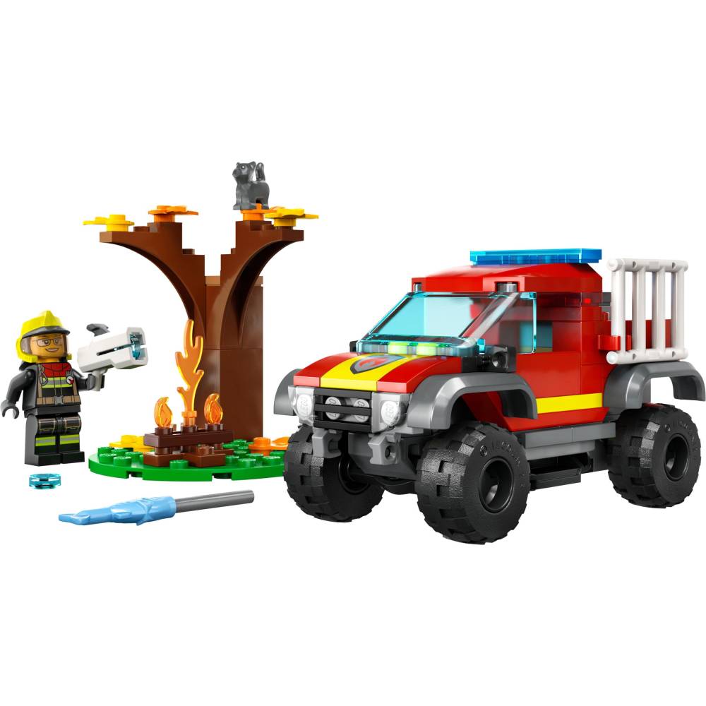 Конструктор LEGO City Fire Пожежно-рятувальний позашляховик (60393) Тематика пожежні