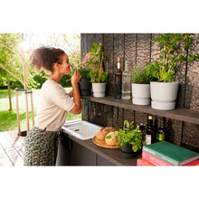 Горшок для растений ELHO Greenville Round 18 см Light granite (493431)