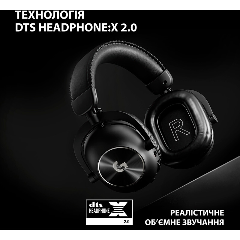 Гарнитура LOGITECH G PRO X 2 LIGHTSPEED Wireless Gaming Black (981-001263) Изображение Гарнитура LOGITECH G PRO X 2 LIGHTSPEED Wireless Gaming Black (981-001263)