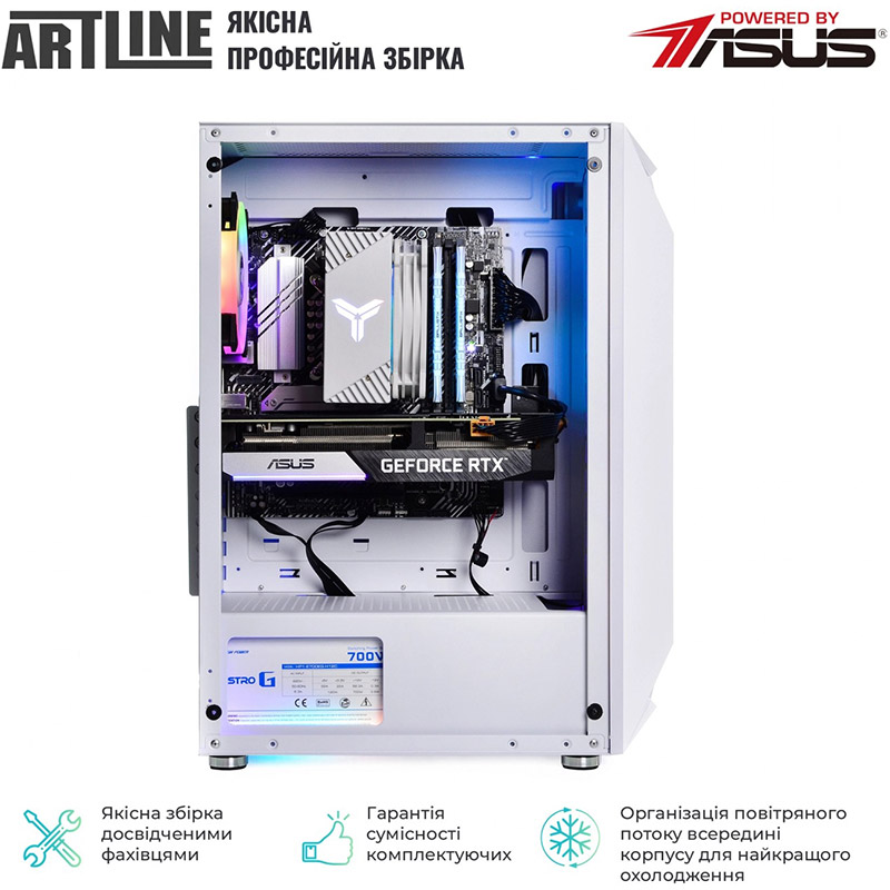 Комп'ютер ARTLINE Gaming X75WHITE (X75WHITEv52Win) Чіпсет B660M-A