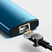 Док-станция BASEUS Metal Gleam Series 6in1 Blue