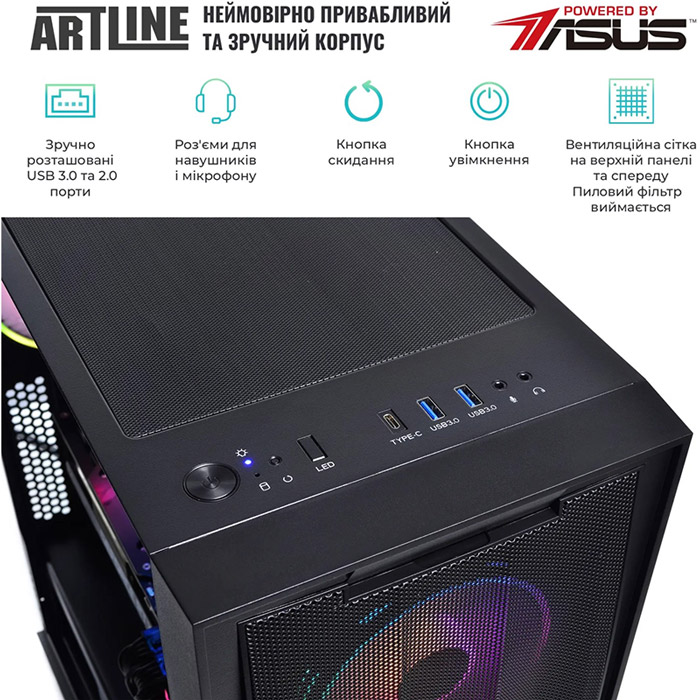 Зображення Комп'ютер ARTLINE Gaming X94 (X94v72Win)