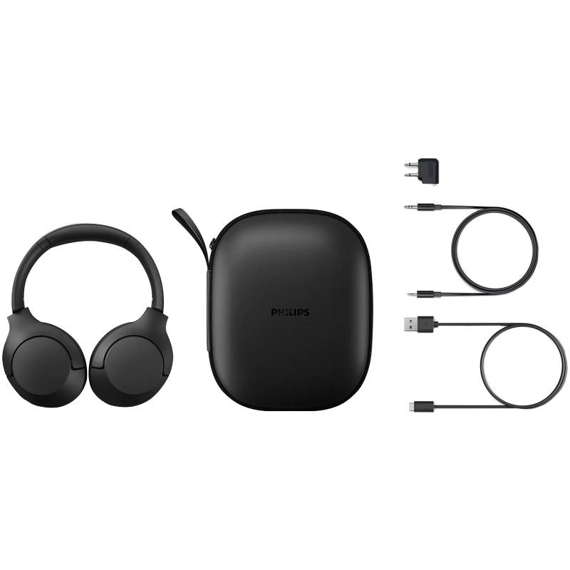 Замовити Гарнітура PHILIPS TAH8506 Over-ear ANC Hi-Res Wireless Mic Black (TAH8506BK/00)