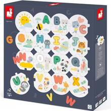 Развивающая игра JANOD Мой первый алфавитный пазл (J08045)