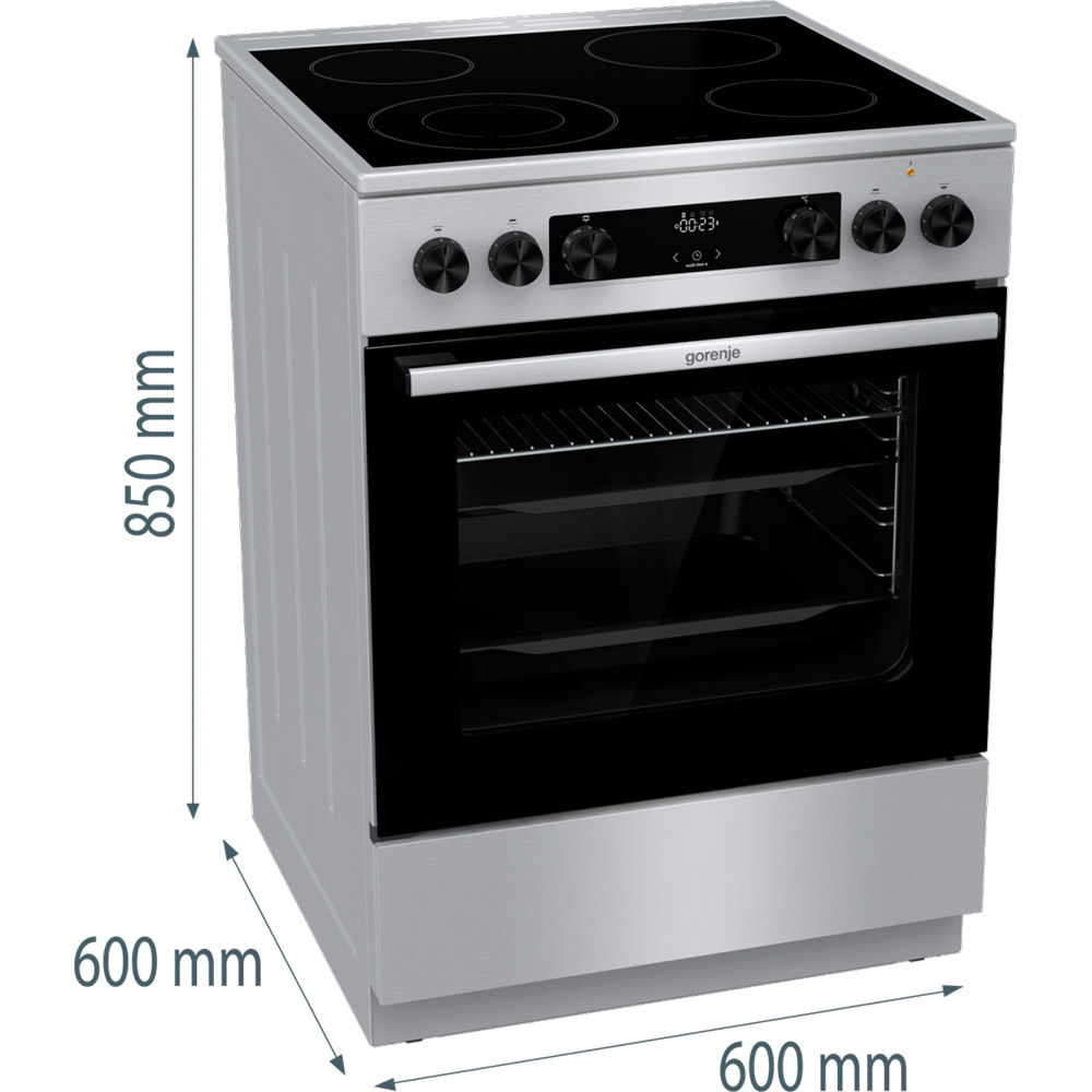 У Фокстрот Плита електрична GORENJE GECS 6C70 XC (FR6A4D-CEJ42)