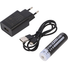 Ліхтар MACTRONIC Beemer 4 (350 Lm + UV 390 nm) Ultraviolet Focus USB (PWL0021)