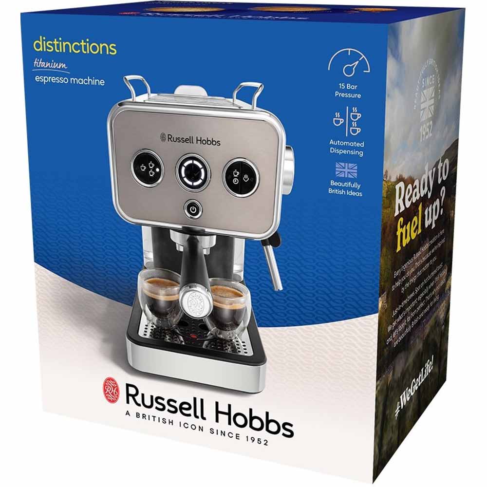 Заказать Кофеварка RUSSELL HOBBS Distinctions Titanium (26452-56)