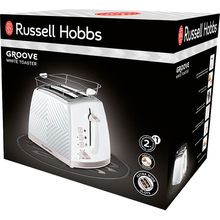 Тостер RUSSELL HOBBS Groove 2 Slice White (26391-56)