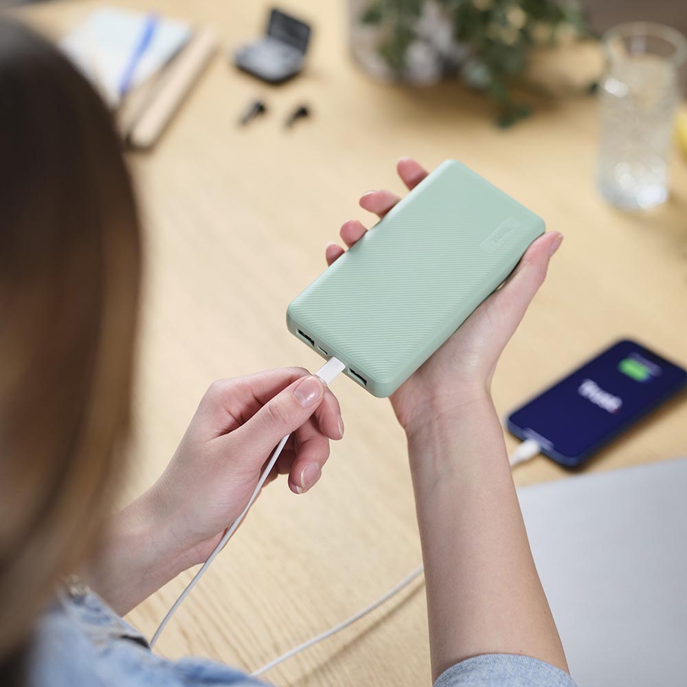 Заказать Powerbank TRUST Primo ECO 10000 mAh Green (25029_TRUST)