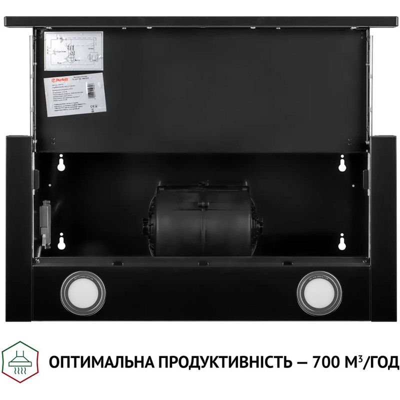 Фото Вытяжка PERFELLI TL 6212 BL 700 LED (РН019402)