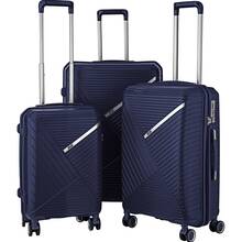 Валіза 2E SIGMA L 4 колеса Blue (2E-SPPS-L-NV)