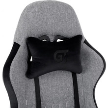 Кресло GT RACER X-2324 Fabric Gray/Black Suede