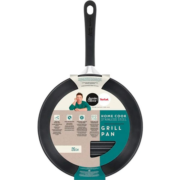 Покупка Сковорода-гриль TEFAL Jamie Oliver Home Cook 26 см (E3039075)