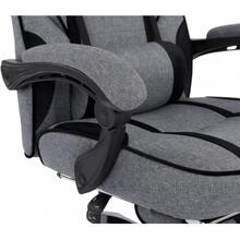 Кресло GT RACER X-2749-1 Fabric Gray/Black Suede