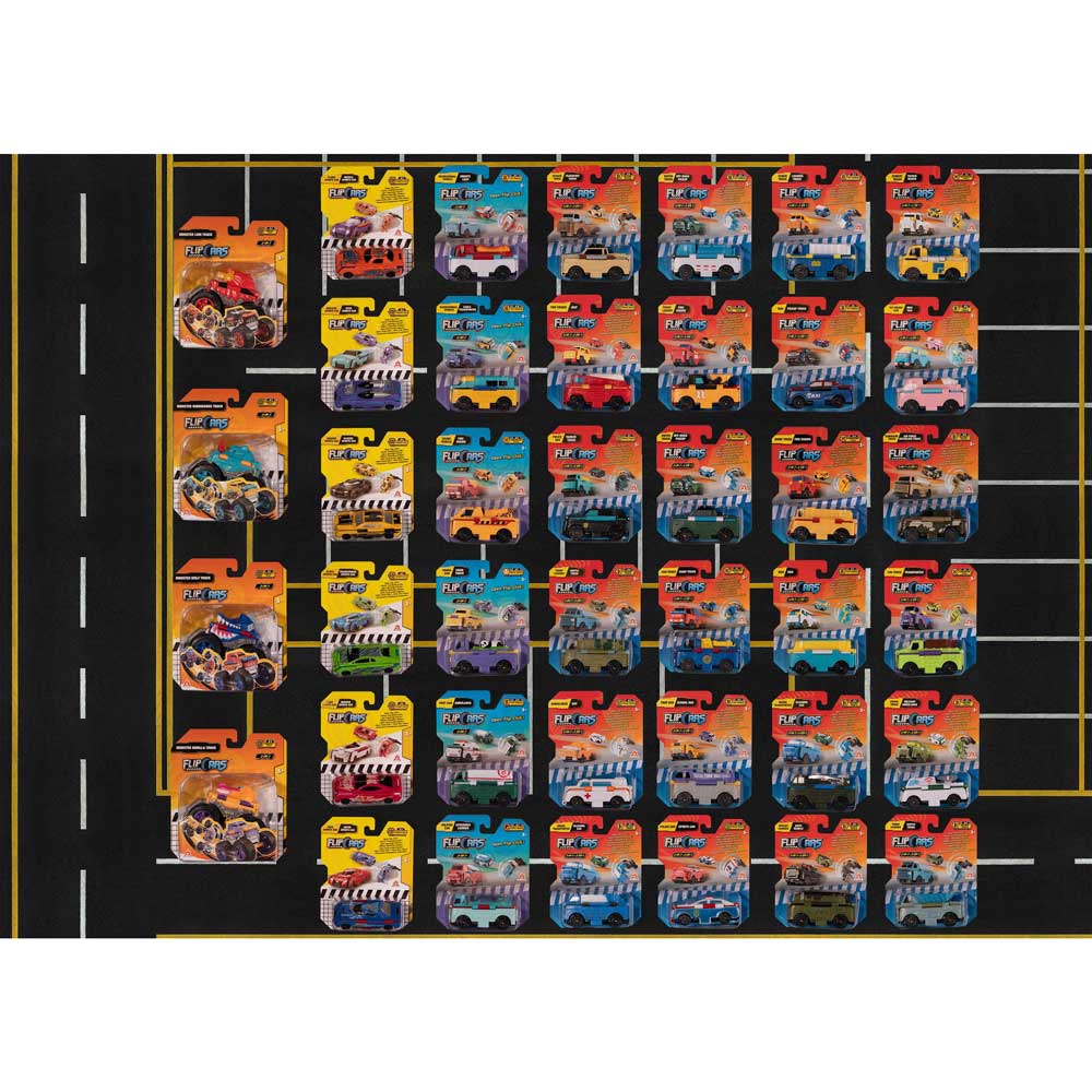 Заказать Машинка-трансформер Flip Cars 2 в 1 Монстр-трак Волк (EU463875A-01)