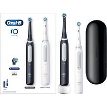 Електрична зубна щітка BRAUN Oral-B iO Series 4 DUO Black+White 2 шт (4210201420606)
