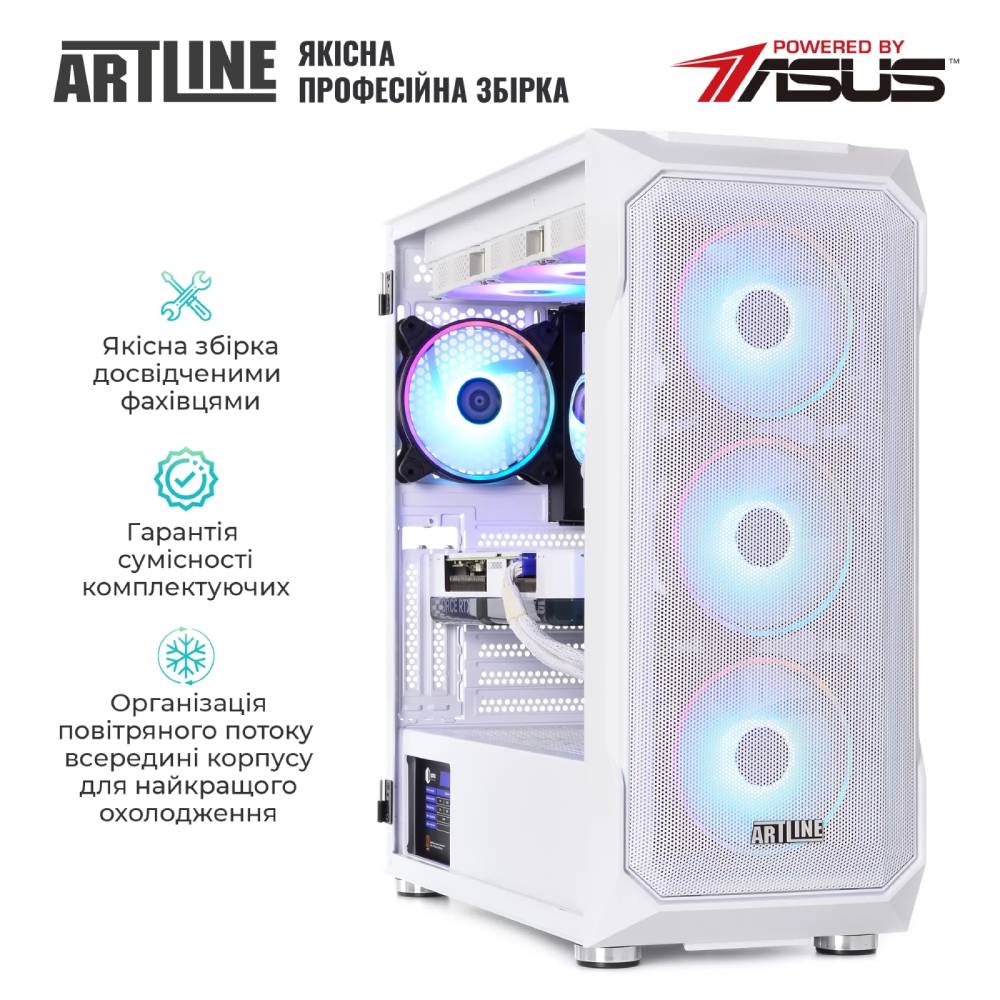 Компьютер ARTLINE Gaming X99WHITE Windows 11 Home (X99WHITEv06Win) Модель процессора 13900KF