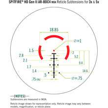 Приціл оптичний VORTEX Spitfire 3x Prism II Scope AR-BDC4 Reticle (SPR-300)