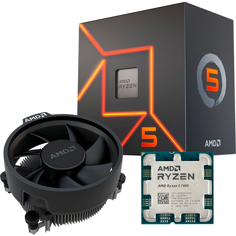 Замовити Процесор AMD Ryzen 5 7600 Box (100-100001015BOX)