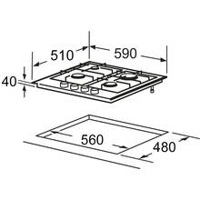 Варочная поверхность INTERLINE HGS 563 FGK XM