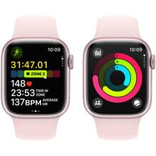 Смарт-часы APPLE Watch Series 9 GPS 45mm Pink Alum Light Pink Sp/b - M/L (MR9H3QP/A)