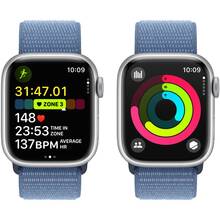 Смарт-часы APPLE Watch Series 9 GPS 41mm Silver Alum Winter Blue Sp/Loop (MR923QP/A)