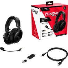 Гарнитура HYPERX Cloud III WL USB-A/USB-C Black (77Z45AA)