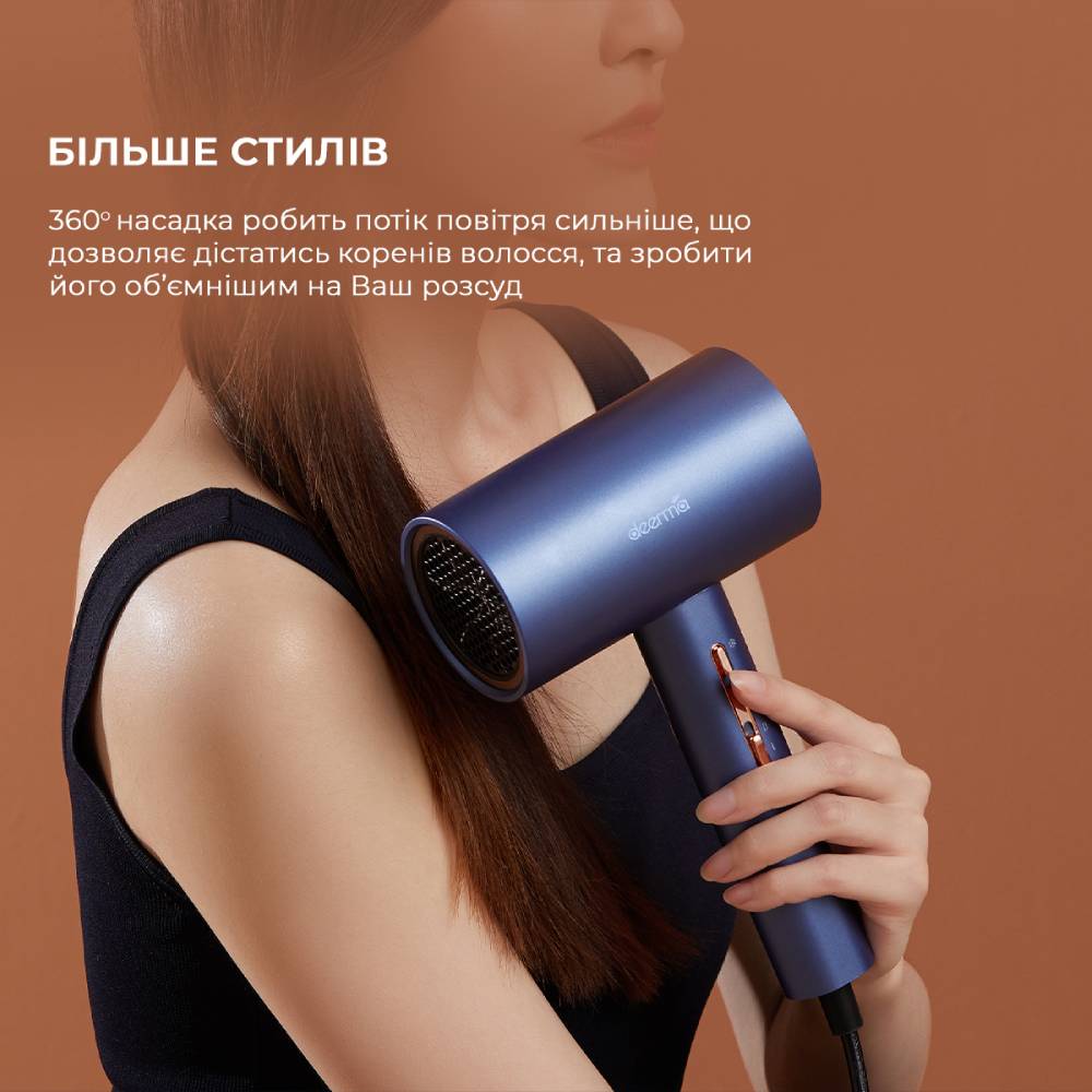 Замовити Фен DEERMA Electric Hair Drier (DEM-CF15W)