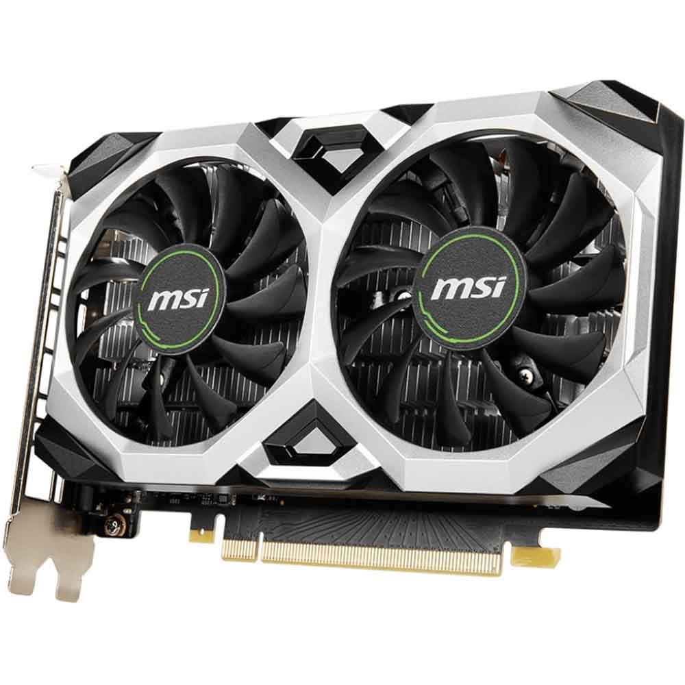 Видеокарта MSI GeForce GTX1650 4GB GDDR6 D6 VENTUS XS OCV1 Объем встроенной памяти, Гб 4