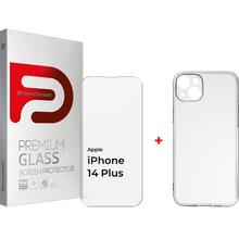 Львів - Чохол ARMORSTANDART Air Series для Apple iPhone 14 Plus + захисне скло Clear (ARM66924)