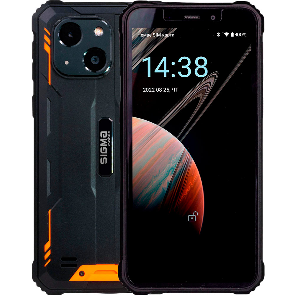 Смартфон SIGMA X-treme PQ18 4/32 Gb Dual Sim Black Orange