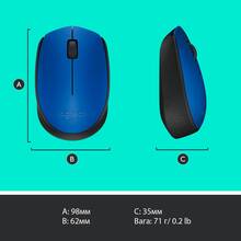 Миша LOGITECH Wireless Mouse M171 Blue