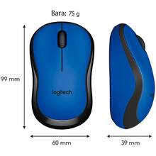 Миша LOGITECH M220 SILENT BLUE (L910-004879)
