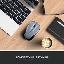 Мышь LOGITECH M325s Wireless Light Silver (910-006813)