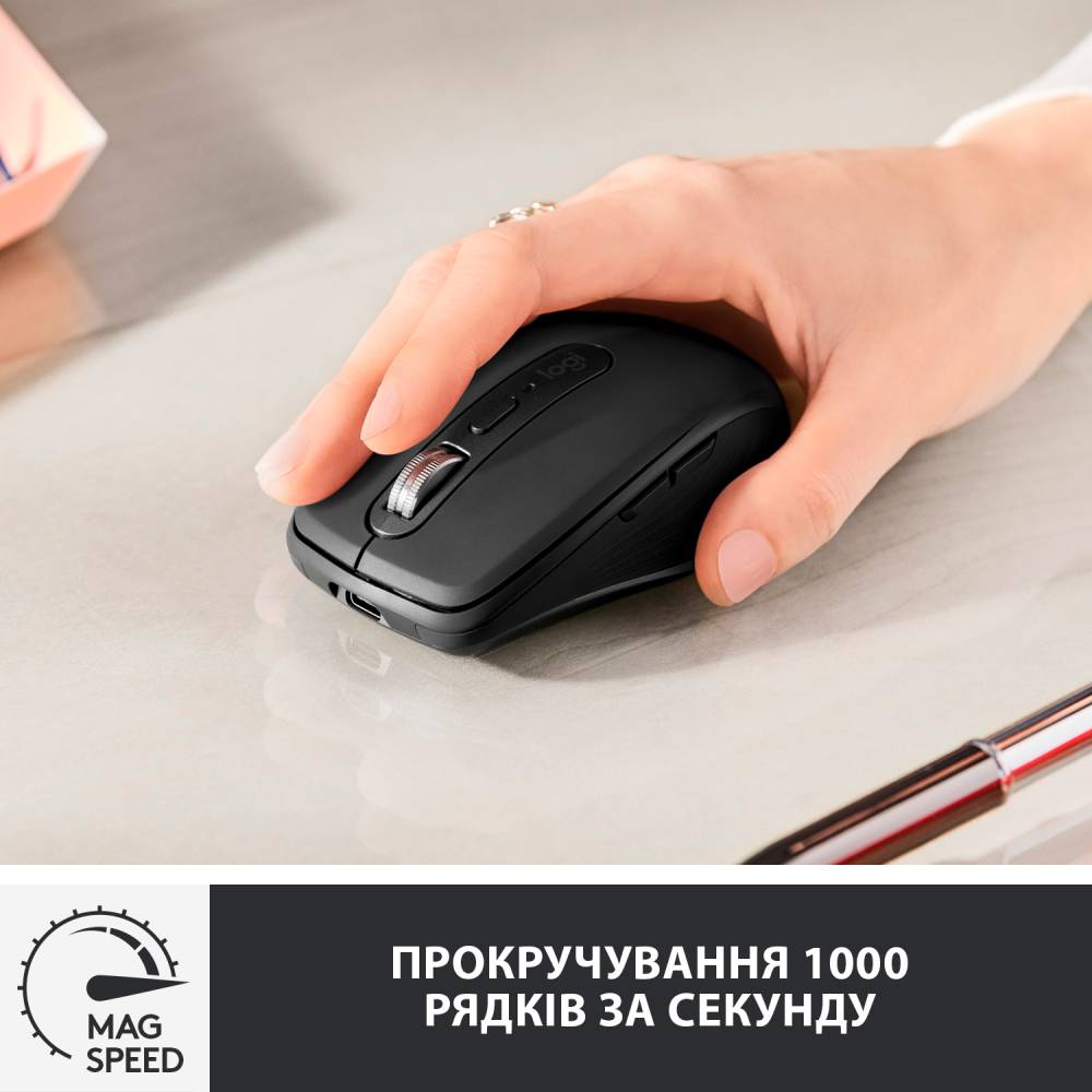 Фото Мышь LOGITECH MX Anywhere 3 Graphite (910-005988)