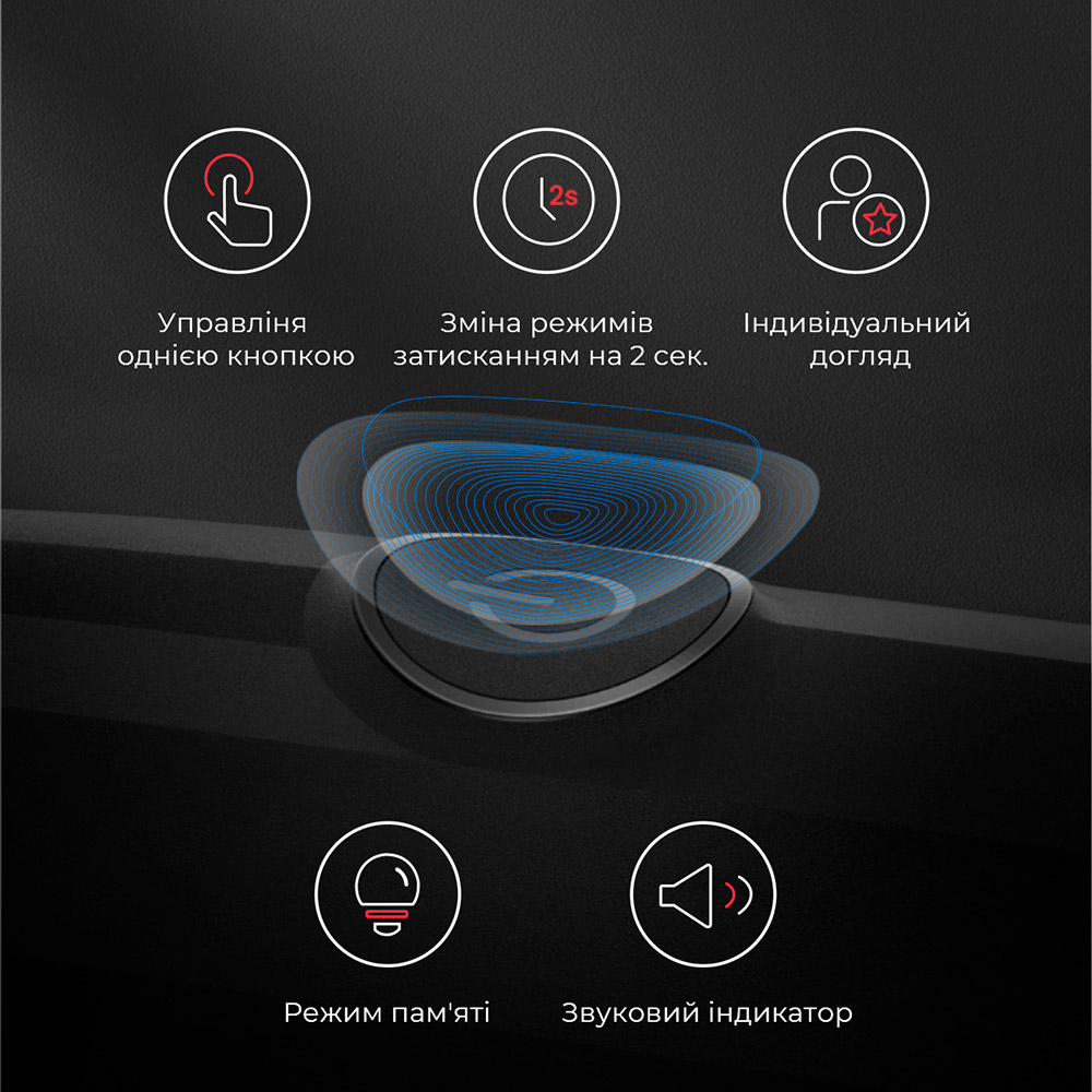 Фото 19 Зубна щітка OCLEAN Endurance Electric Toothbrush Black