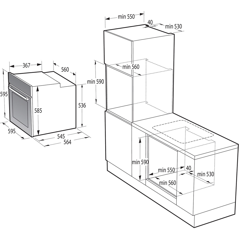 Зображення Духова шафа GORENJE BOSX 6737 E09BG