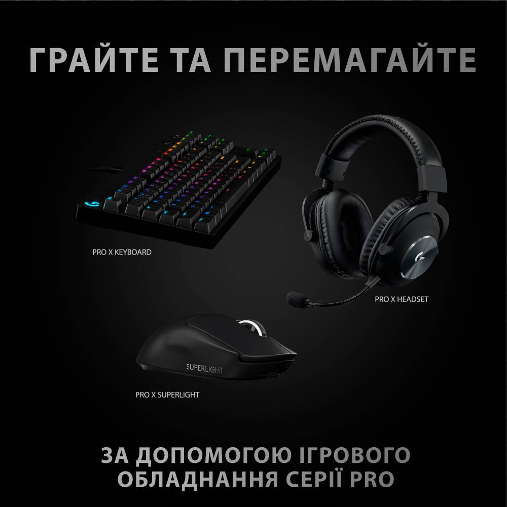 Фото Миша LOGITECH PRO X SUPERLIGHT Wireless Gaming Black (910-005880)