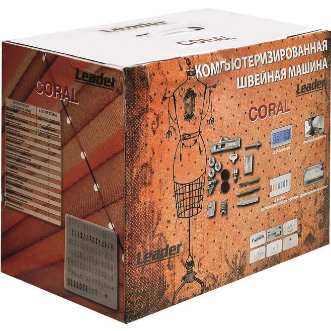 Зображення Швейна машина LEADER CORAL