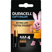 Щелочные батарейки Duracell Optimum AAA 4 шт (5015596)