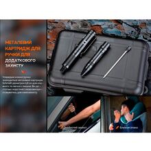 Тактическая ручка с фонариком FENIX T6 Black (T6-Black)