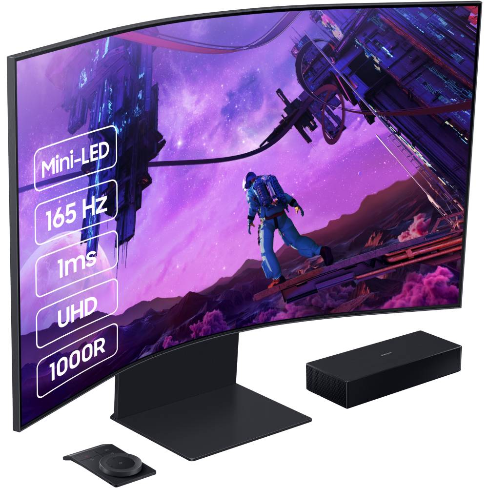 Огляд Монітор SAMSUNG 55" Odyssey Ark LS55BG970NIXCI